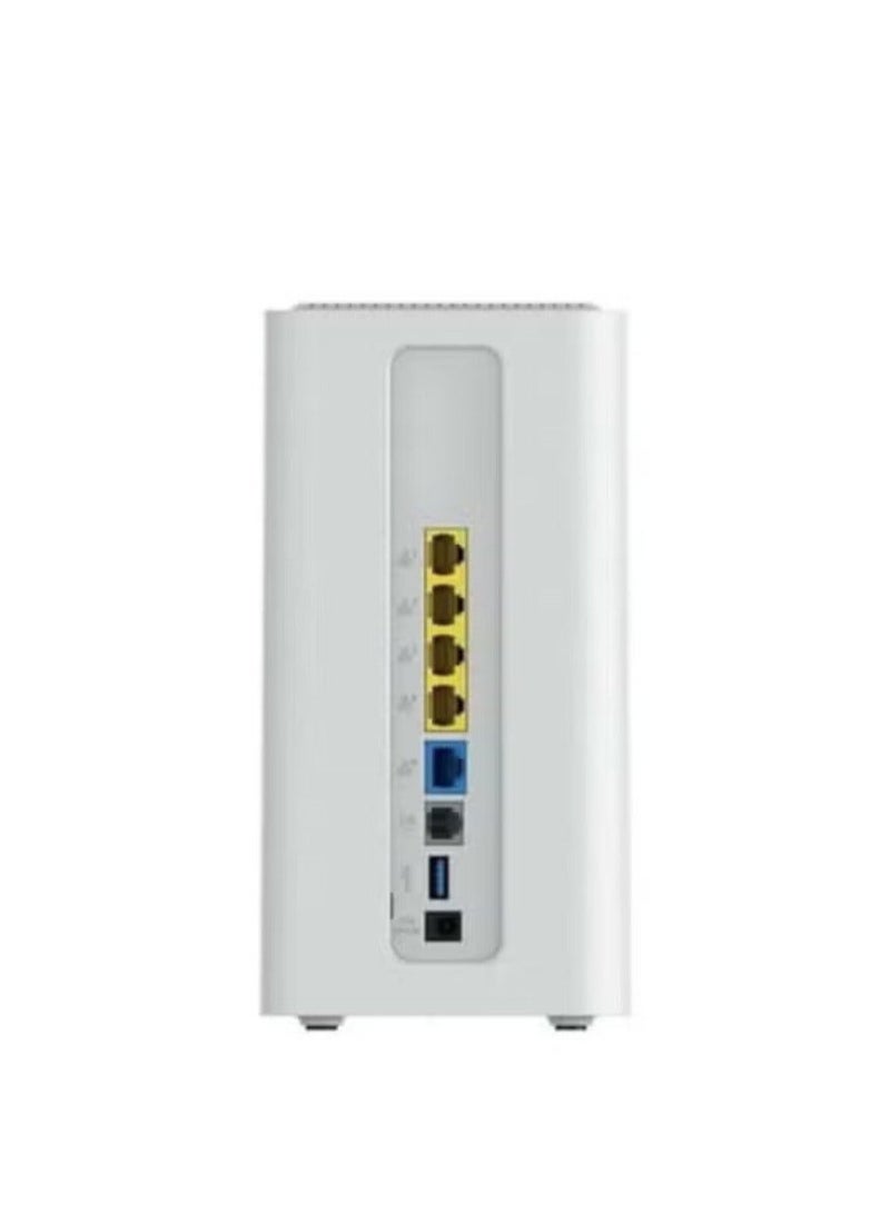موبايلي 4500 mAh Renewed – Air Fiber 5G Router | Wi-Fi 6 AX1800 | Up to 1800 Mbps Wi-Fi Speed | Up to 5 Gbps 5G Download Speed | Connects Up to 32 Devices | Supports All Networks (STC, Mobily, Zain) | DWR-2000M/MOB | White white - Image 2