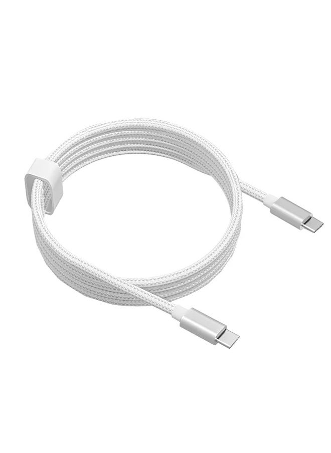 NIPUDUN USB-C To USB Type-C Cable 60W PD Charging Cable 1M White  - Image 4