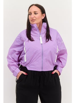 Women Sportswear Fit Long Sleeve Outdoor Jacket, Lavender - pzsku/Z01150B02F30A81D1F506Z/45/_/1737642223/ee770abf-7d99-448f-98e7-7a22eb4ecbed