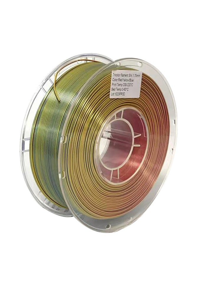 3D Printing Consumables silk PLA 1.75mm Dual Color Three Color Consumables 3D Printing Wire - Image 1
