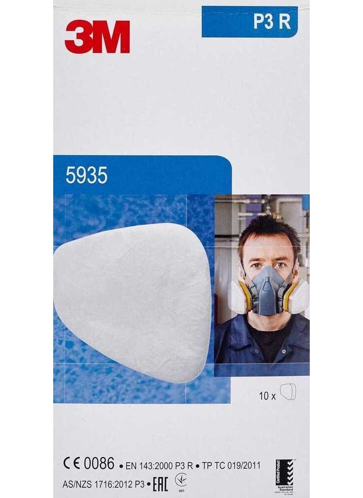 3M 5935 P3 Dust and Fog Filter (1 Pair)  - Image 3