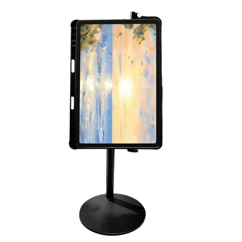 DGG حافظة آيباد متوافقة مع عدة موديلات آيباد مع حامل قلم باللون أسود باللون الأسود iPad - Image 5