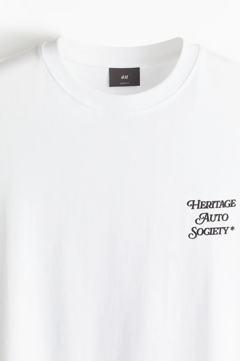 اتش اند ام Relaxed Fit Cotton T-shirt