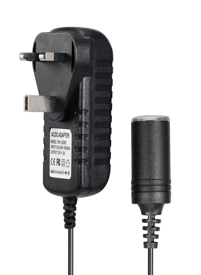 Car Power Inverter, AC to DC Converter, 240V-12V DC Car Converter Lighter Socket Voltage Converter Power Adapter, for Car Vacuum and Other 12V Devices, UK Plug - Image 2