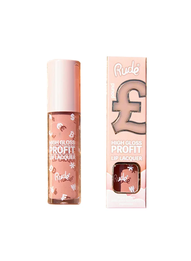 روود High Gloss Profit Lip Lacquer - Pound