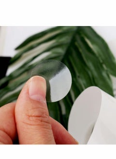 Y&D Retail Package Seals, 1000 Pcs Clear 2.5cm Round Circle Wafer Seal Sticker Labels for Envelopes, Box and Gift Packaging (500 Per Roll)  - Image 2