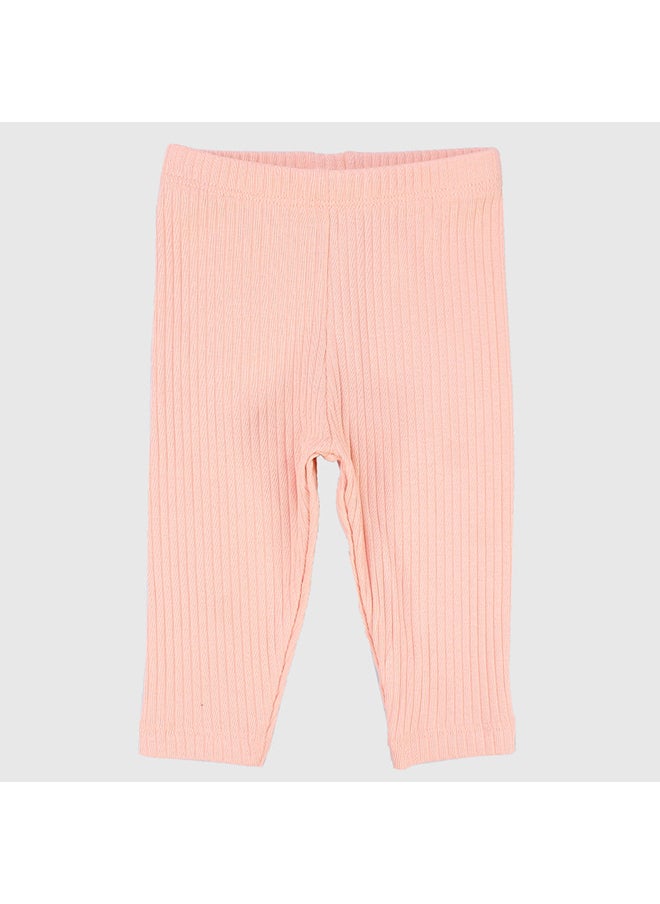 playmore Salmon Ribbed Leggings  - Image 1
