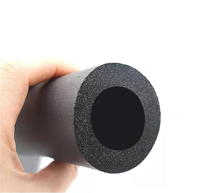 Marshland AC Tube 118 ID X 34 THK Insulation Tube Nitrile Tube Heat and Cold Insulation Tube Air Conditioner Tube Rubber Tube Foam Insulated Tube 6 Feet Length 35MM Inner 19MM THK Pack of 6 - Image 1