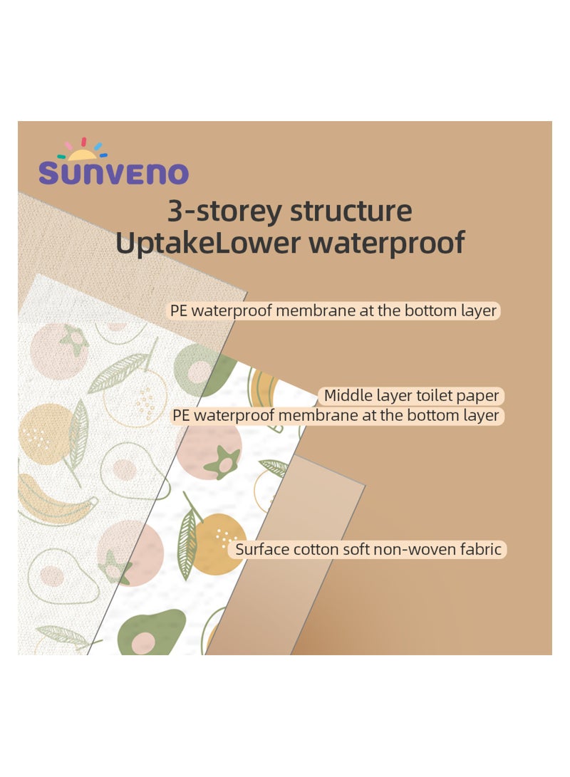 Sunveno Baby Feeding Disposable Travel Multipurpose Placemats 20 Pcs/Pack - Image 5