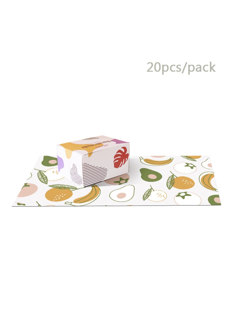 Sunveno Baby Feeding Disposable Travel Multipurpose Placemats 20 Pcs/Pack - Image 1