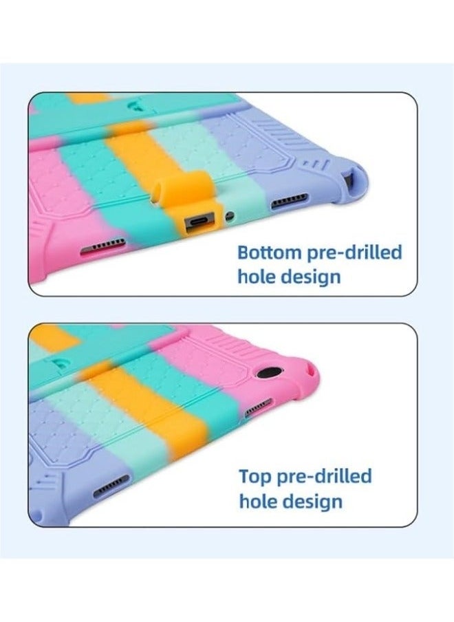 Generic - Silicone Case Compatible with Samsung Galaxy Tab A9 Plus/Tab A9+ 11 inch 2023 Tablet Soft Rubber Case with Stylus Pen Shoulder Strap Galaxy Tab A9+ Case for Kids - Image 1