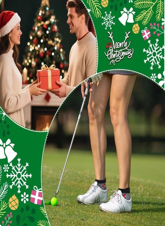 Bonuci 8 Pairs Christmas Golf Socks Gifts Novelty Funny Ankle Low Cut Socks Stocking Stuffers Gift for Adult Sport Golf Lover(Male) - Image 4