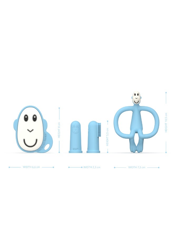 MATCHSTICK MONKEY Teether Set Light Blue - Image 5