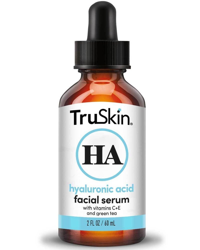 TruSkin Hyaluronic Acid Serum for Face  7 Ultra Hydrating Ingredients  Best Face Serum for Moisturizing Visibly Plumping Skin  Smoothing the Look of Fine Lines 2 fl oz