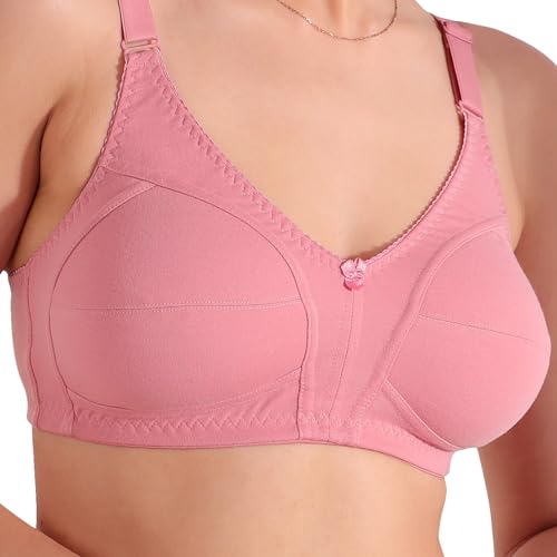 Kalyani Anaya Full Coverage Non-Padded M Frame Minimizer Bra Onion Camel_34B Pack of 2 - Image 4