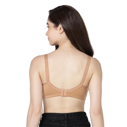 Kalyani Anaya Full Coverage Non-Padded M Frame Minimizer Bra Onion Camel_34B Pack of 2 - Image 3