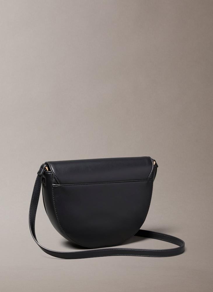 CALVIN KLEIN Logo Raised Saddle Crossbody - Image 2