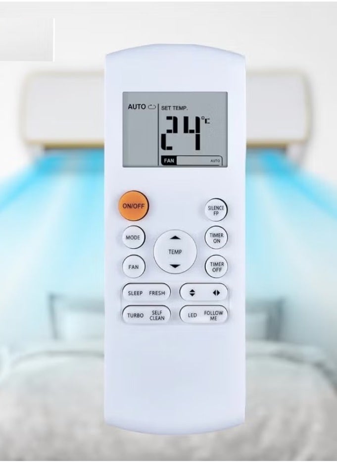 ELTRAZONE New Fit for Midea RG57B/BGE, RG57A4/BGEF, RG57A7/BGEF Wearproof Air Conditioner Remote Control | Reliable Replacement for Midea A/C Units - Image 1