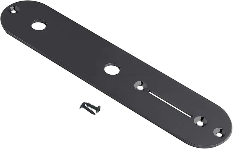 Guitar Control Plate 3PCS Guitar Parts Metal Electric Guitar Control Plate with Screws for Telecaster Guitar for Telecaster(Silver) - Image 2