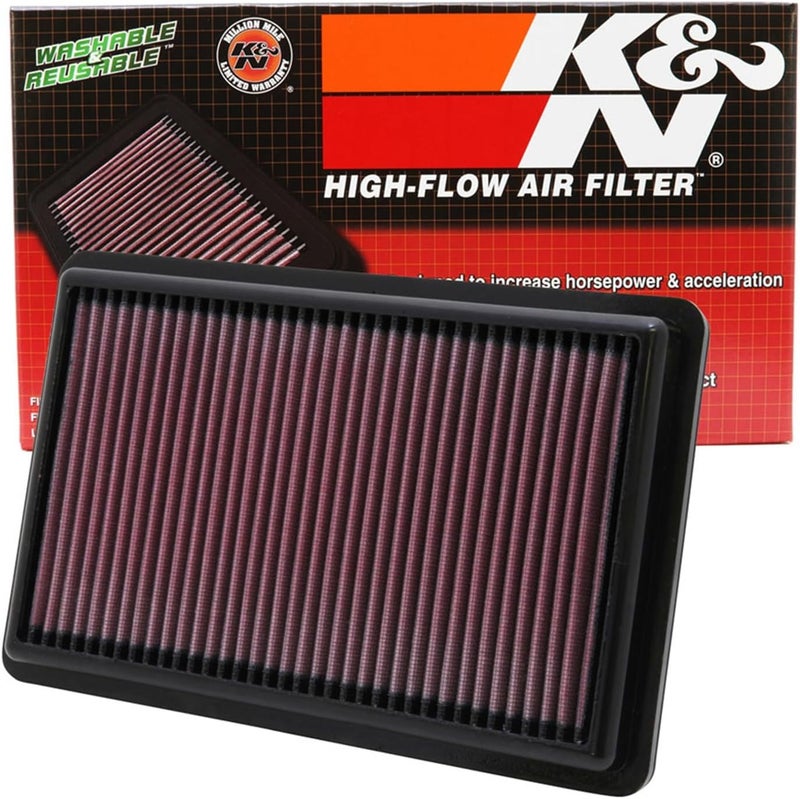 K&N High-Flow Engine Air Filter for Acura V6 - Image 1