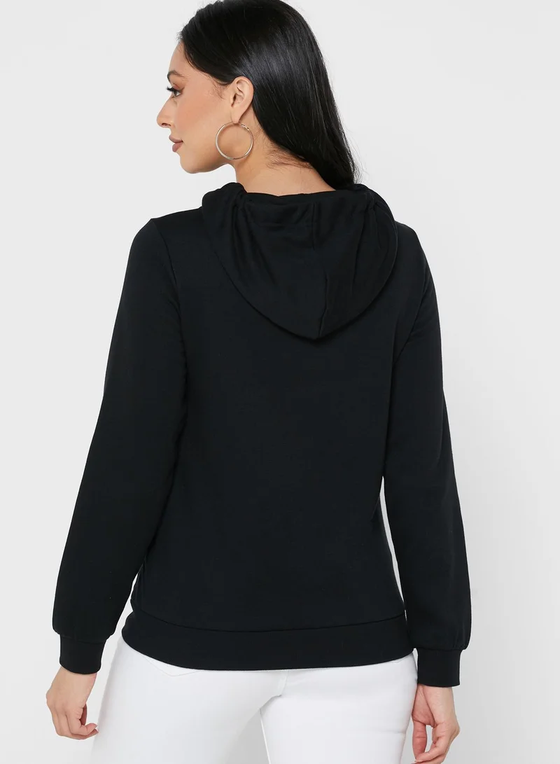 VERO MODA Pocket Detail Knitted Hoodie