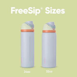 FreeSip Insulated Stainless Steel Water Bottle with Straw for Sports, Travel, and School BPA-Free Sports Water Bottle, 32 oz, Beach House - view 5