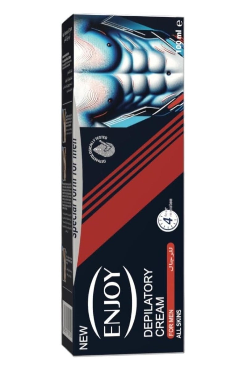 EN Joy Enjoy Hair Removal Cream for Men – Fast & Gentle Depilatory Cream – 100ml 