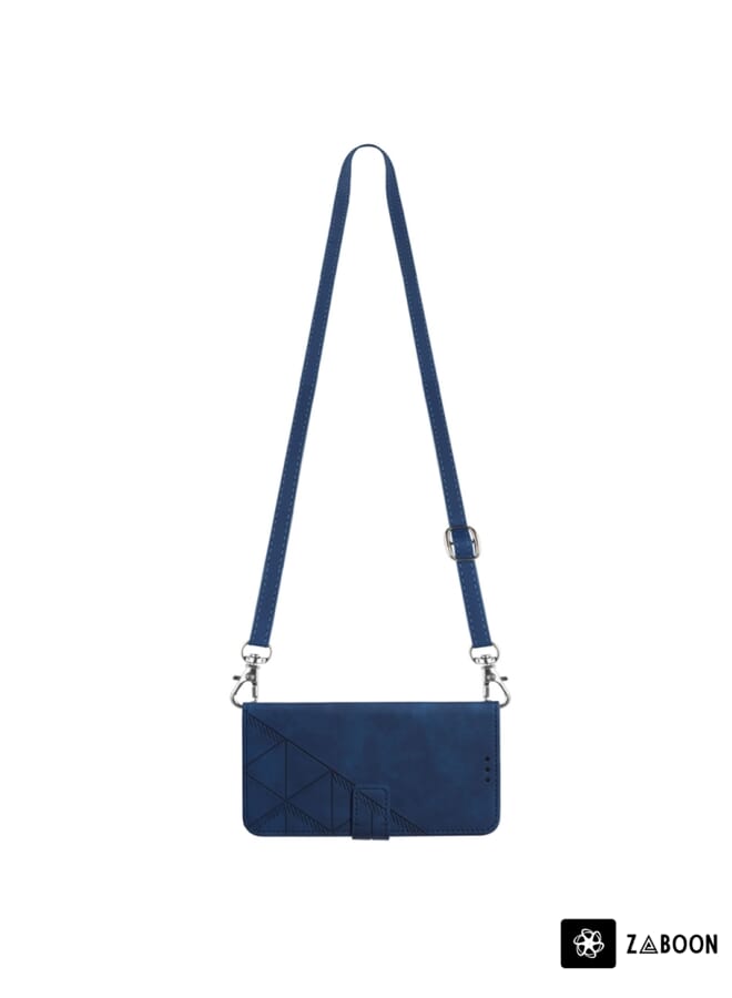 Zaboon Protective Case For iPhone 14 Skin Feel Crocodile Magnetic Clasp Leather - Image 3