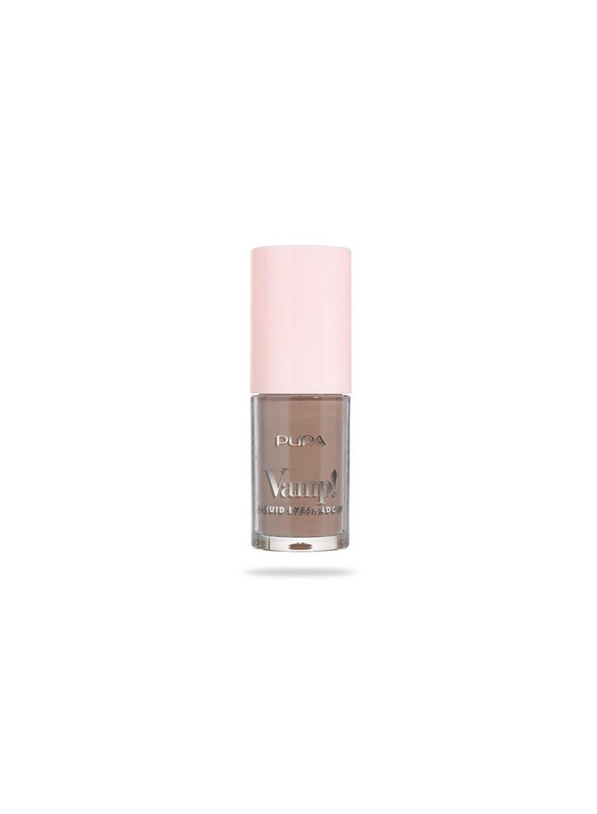 Pupa Milano Vamp! Liquid Eyeshadow - Shimmer Finish, Ultra-Adherent, and Lightweight - Ophthalmologically Tested - 011 Mocha - 0.13 oz - Image 1