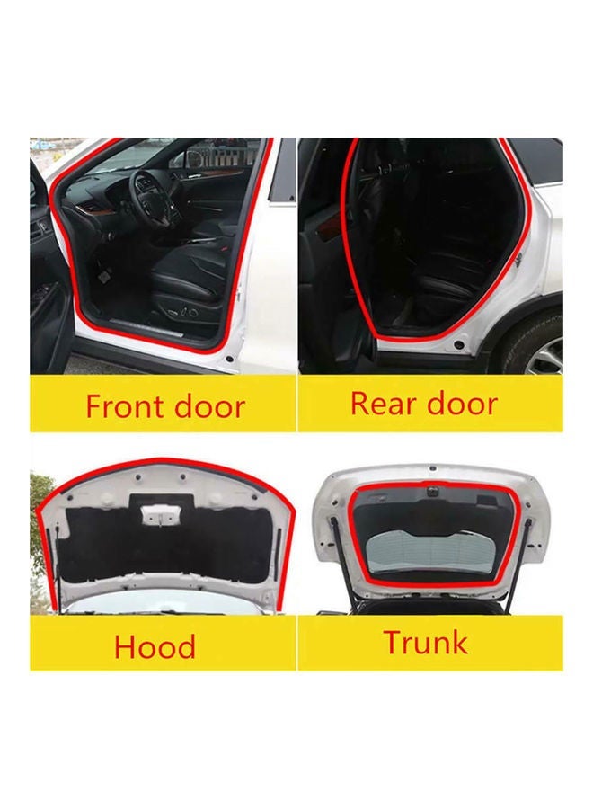 MUNTAQI L-Type Thicken Car Door Edge Rubber Seal Strip - Image 4