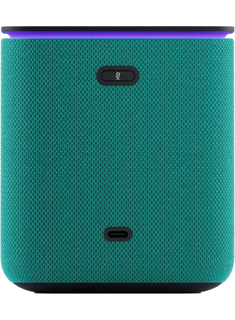 Yango Yasmina Midi | Smart AI Speaker | Premium Sound, Deep Bass & Stereo Pairing | Speaks English & Arabic | YangoPlay unlimited Movies, Series, Music, Quran | Kids Teacher & Translator | Emerald - Image 2