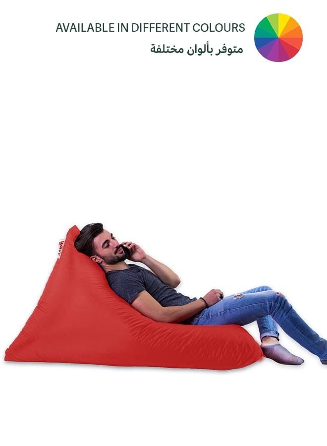 WAVY Red Rocket Comfy Bean Bag - Waterproof - Image 1