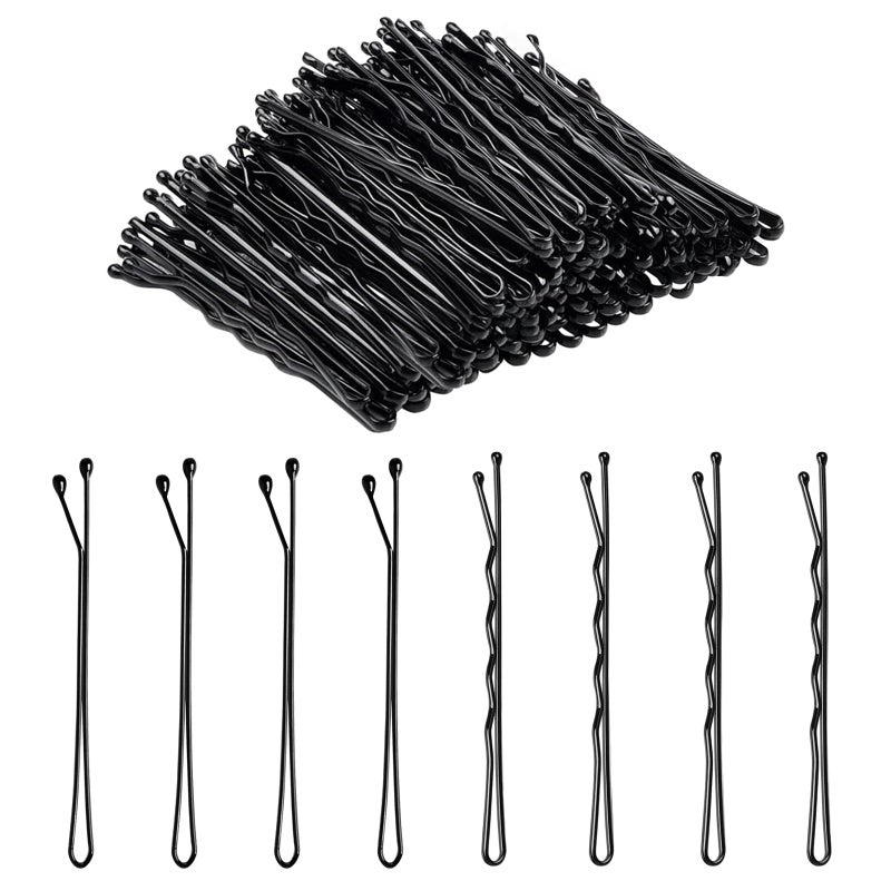 DTDNZKN 100 PCS 2.2 Inch(55 mm) Bobby Pins Black, Premium Bobby Pin For Women, Kids And Girls, Great For All Hair Types - Image 1