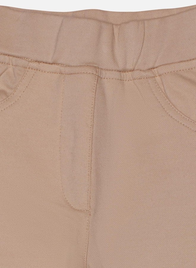 BODYCARE Girls Solid Jegging - Beige - Image 3
