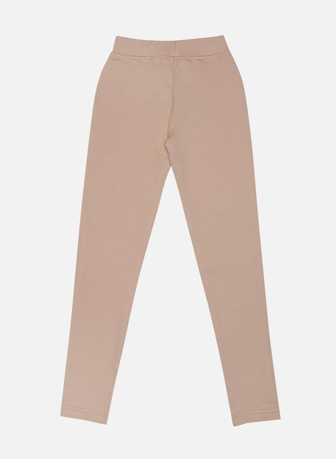 BODYCARE Girls Solid Jegging - Beige - Image 2