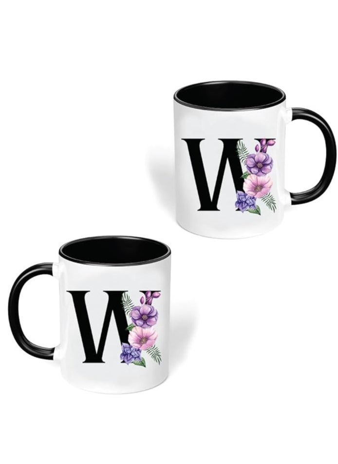 Generic - Bait Al Noor Gifts initial A-Z Printed Coffee Mug, Perfect gifts for birthday, gifts for Mother, Father, Brother, Sisters and Friends on her occassions - Image 1