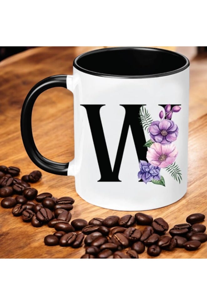 Generic - Bait Al Noor Gifts initial A-Z Printed Coffee Mug, Perfect gifts for birthday, gifts for Mother, Father, Brother, Sisters and Friends on her occassions - Image 1