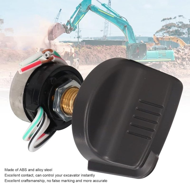 Electric Injection Type High Strength Throttle Motor Knob Replacement Switch For Excavator - Image 4