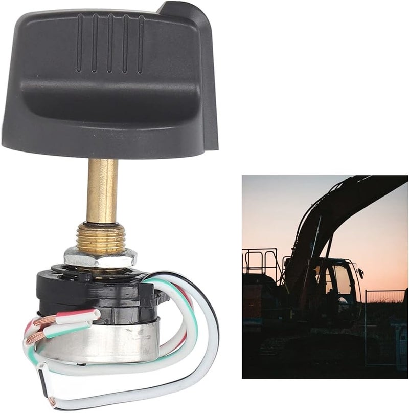Electric Injection Type High Strength Throttle Motor Knob Replacement Switch For Excavator - Image 3