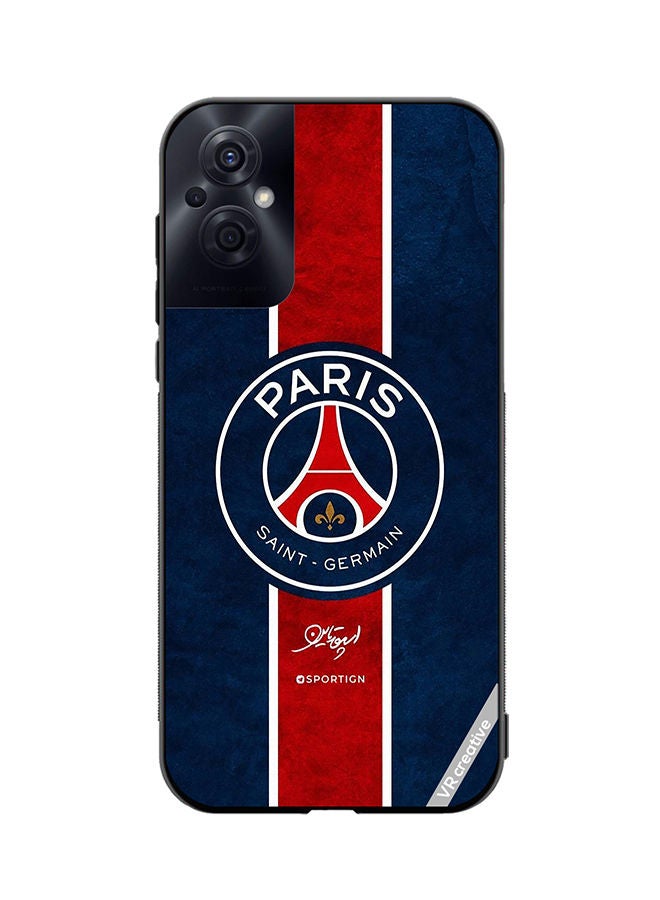 VR CREATIVE Protective Case Cover For Oppo Reno8 Z Paris Saint Germain Design Design Multicolour - Image 1