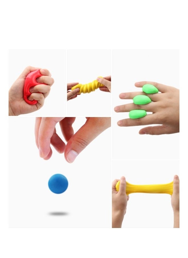 Play Putty for Kids - Slime Plasticine Clay for Finger Flexibility Training and Hand Strength Recovery, Stress Release, Depress for kids & Adults- 6 Cans/Pack  - Image 3
