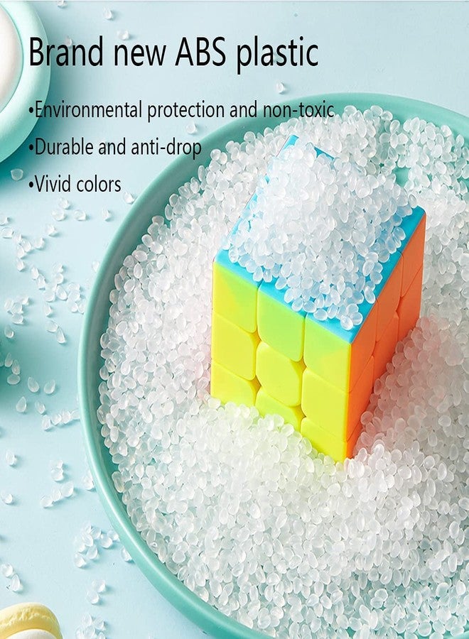 AUTHFORT Educational Set 8 Pack Magic Cubes | 3X3, 2X2, 4X4, 5X5, Pyramid, Speed, Twist, Megaminx, Skweb | Puzzle Bundle for Adults - Image 4
