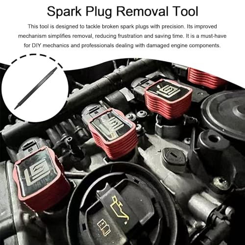 Xanadued Broken Spark Plug Remover Tool, Broken Spark Plug Extractor Tool for Car, Truck, Motorcycle Engine Repair - Image 5