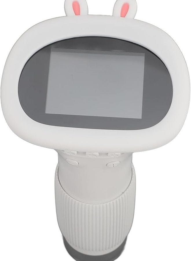 White Digital Microscope For Kids 1000x Magnification 2 Inch Screen 8 LED Lights Science Educational Gift - Image 4