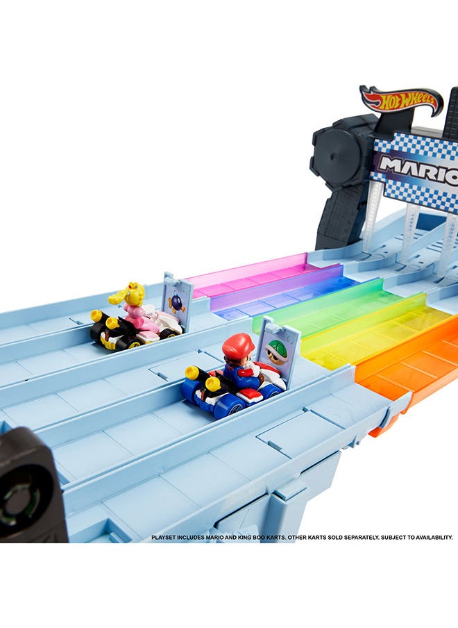 Hot Wheels - HW Mario Kart Rainbow Road Track Set - Image 1