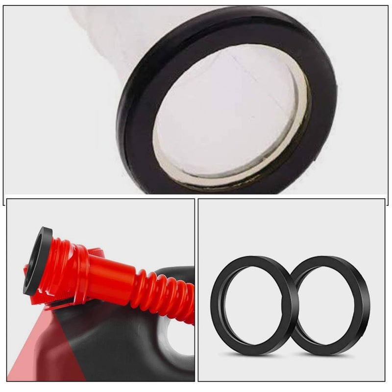 10 Pcs Can Spout Gaskets And Rubber O Ring Seals For Truck Fuel Tanks Leak Proof Gasket Set Compatible With Gasoline Cans And Drums - Image 4