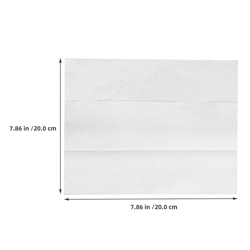 Thick Paper Hand Towel Napkins 120 Sheets 5 Packs Water Absorbent For Bathroom Hotel Kitchen - Image 3