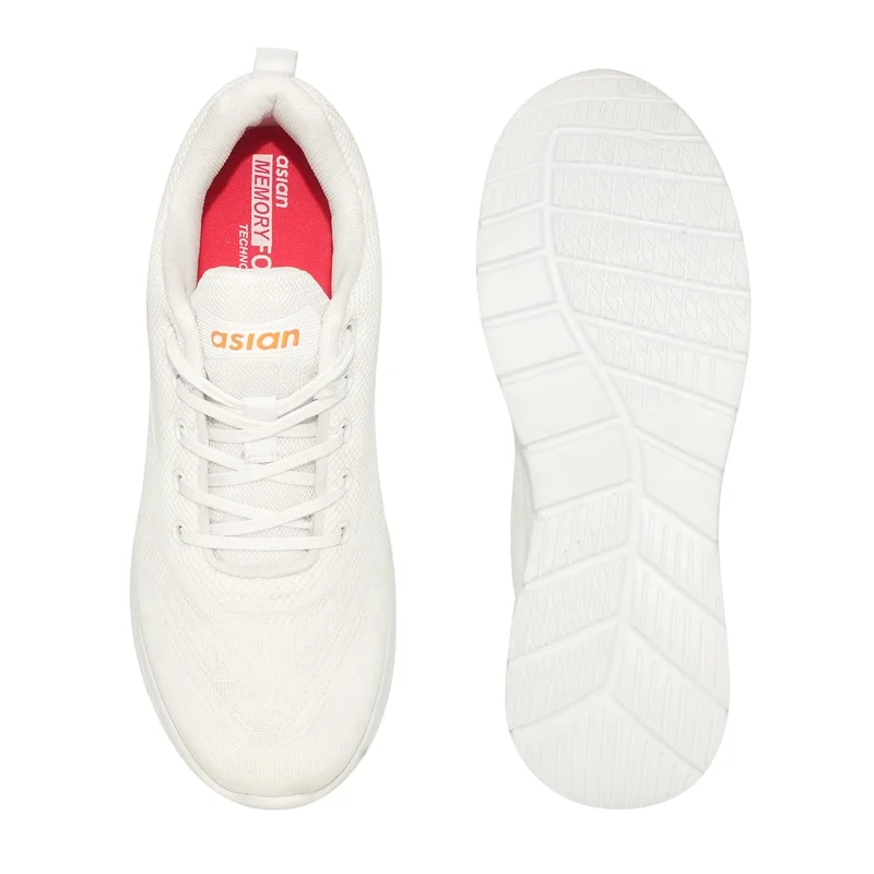 أسيان White Running Shoes for Men