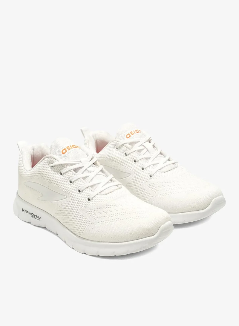 Asian White Running Shoes for Men