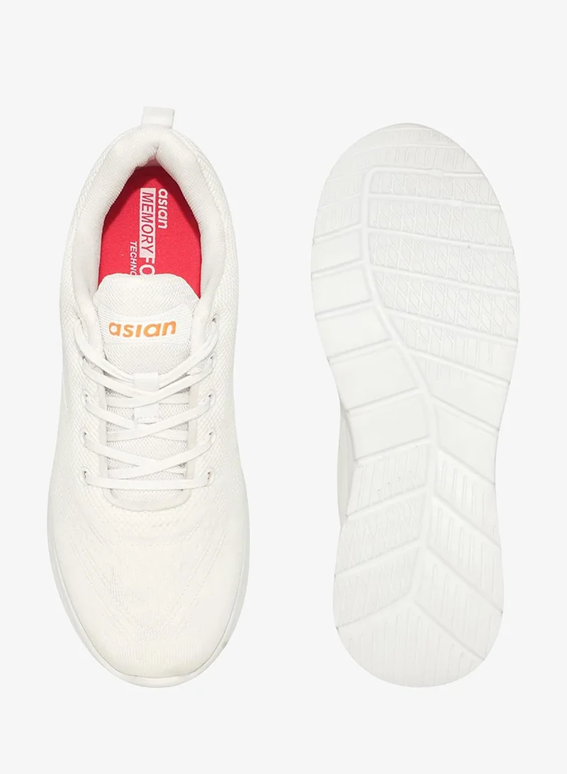 Asian White Running Shoes for Men